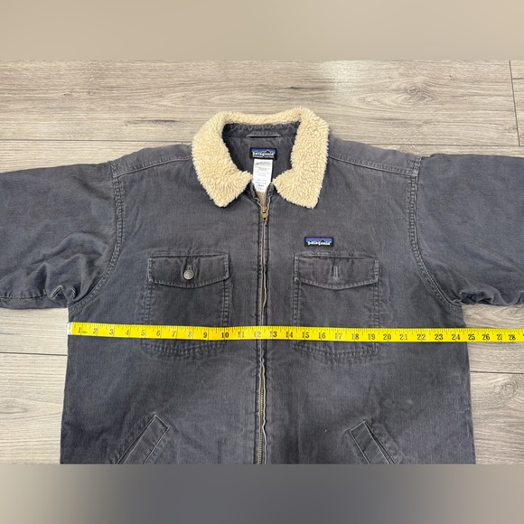 Patagonia Organic Cotton Corduroy Sherpa Lined Trucker Jacket Sz L - Picture 9 of 12